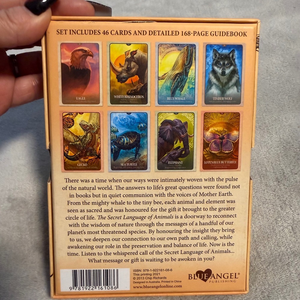 Secret‎ Language Animals Oracle Cards Deck Chip Richards Tarot Spiritual Set - Picture 5 of 8